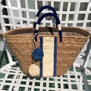 Straw bag: kayu x vineyard vines